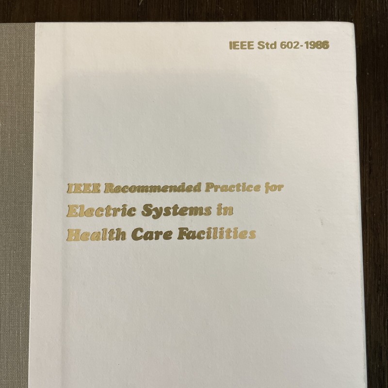 The Color Bks.: IEEE Recommended Practice for Electric Systems in Health Care gallery