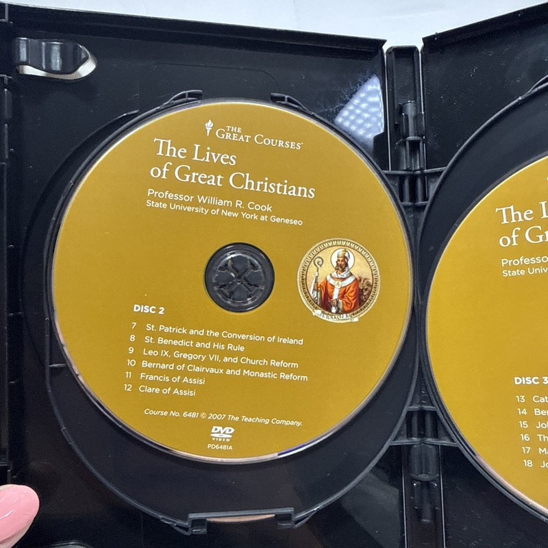 The Lives of Great Christians DVD William R. Cook Great Courses + Guidebook gallery
