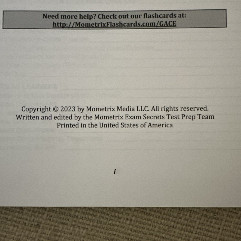 MOMETRIX GACE Test Prep Curriculum and Instruction Secrets Study Guide gallery