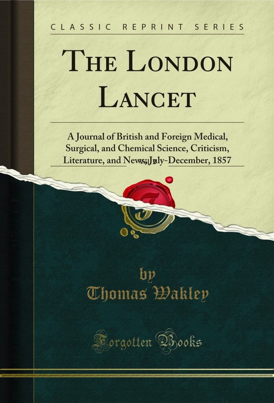 The London Lancet, Vol. 2 (Classic Reprint)