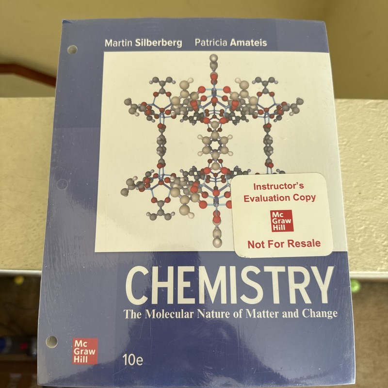 NEW Chemistry The Molecular Nature Of Matter And Change Silberberg Loose 10e