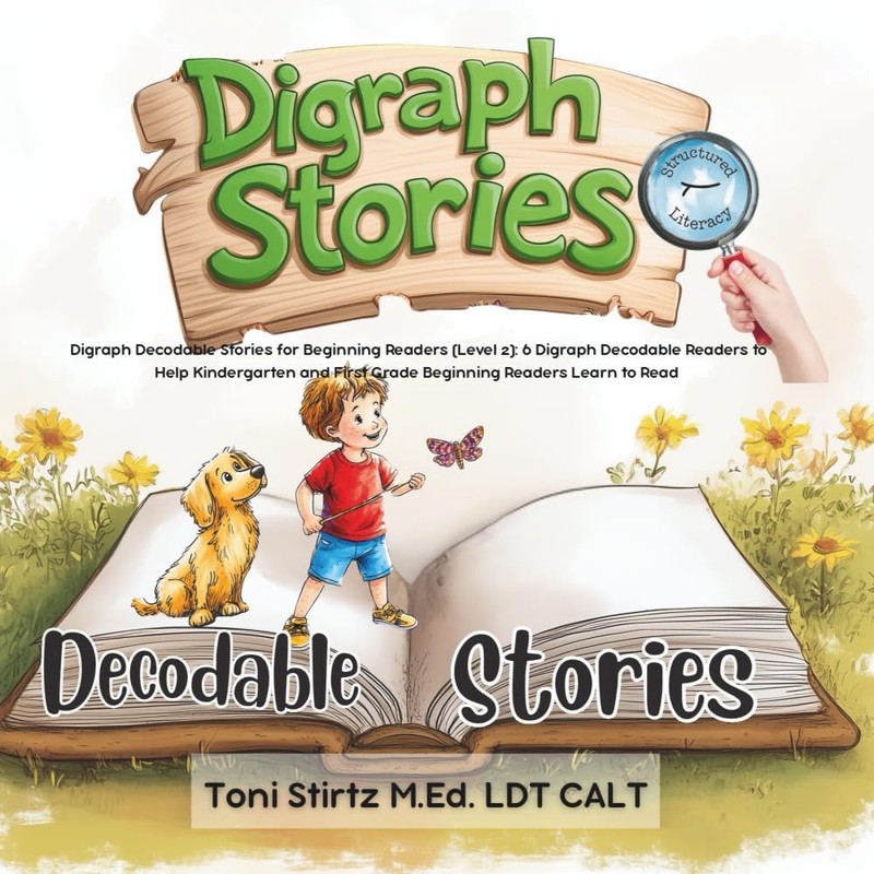 Digraph Decodable Stories for Beginning Readers (Level 2): 6 Digraph Decodab…