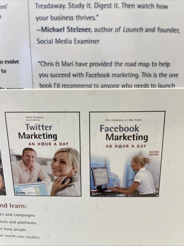 Social Media Marketing 2nd Ed An Hour a Day Collection New Factory Sealed Sybex gallery