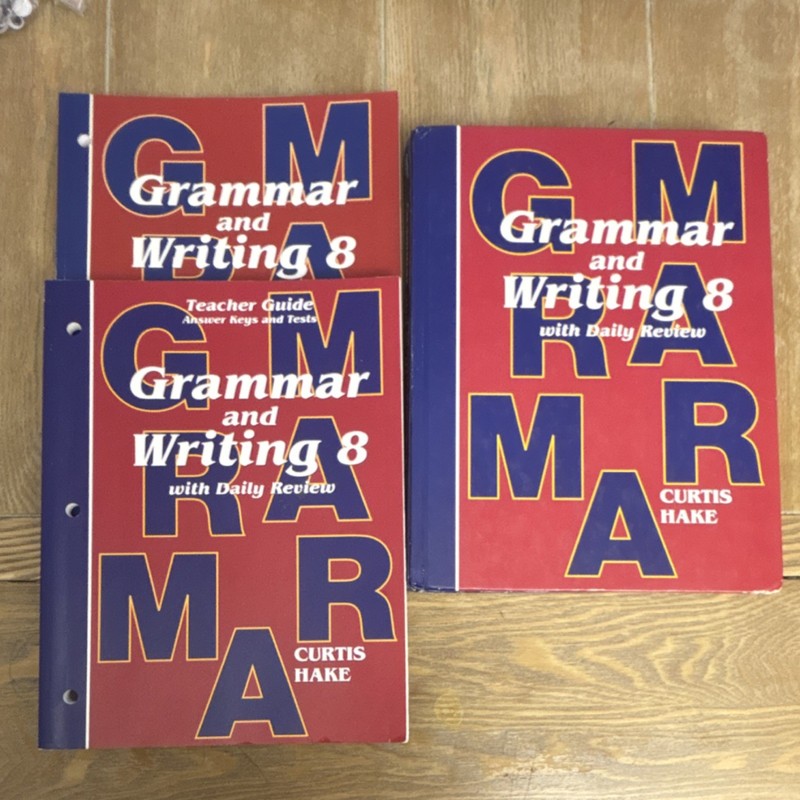Grammar and Writing 8 Curtis Hake (Saxon) set