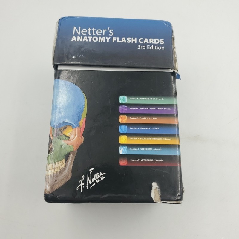 Netter’s Anatomy Flash Cards (Netter Basic Science) 3rd Edition