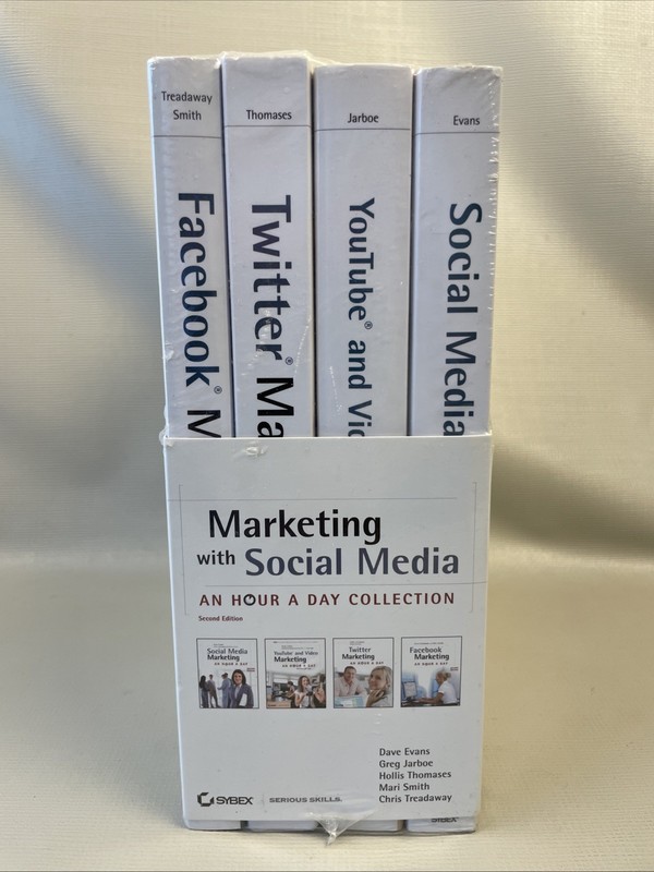 Social Media Marketing 2nd Ed An Hour a Day Collection New Factory Sealed Sybex gallery