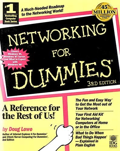 Networking for Dummies (Networking for Dummies), Lowe, Doug, Very Good Book