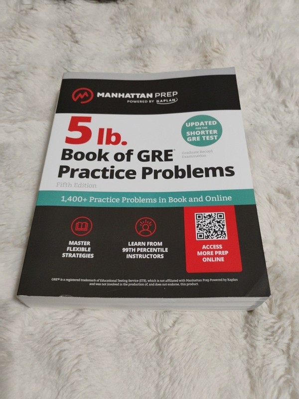 Manhattan Prep 5 lb Book Of GRE Practice Problems Paperback