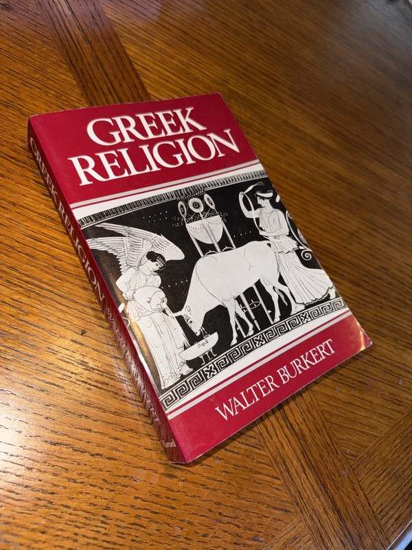 Greek Religion by Walter Burkert (1987, Trade Paperback)