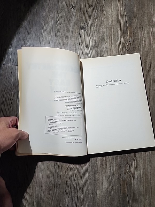 Trigonometry The Easy Way By Downing, Ph. D Paperback 1984 gallery