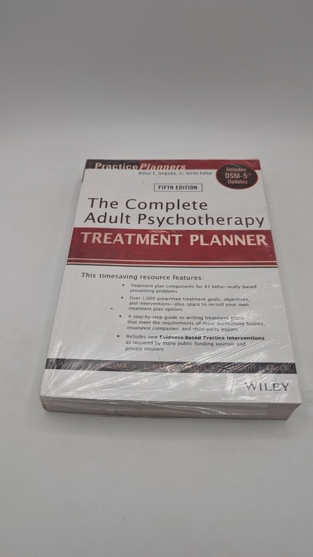 Complete Adult Psychotherapy Treatment Planner