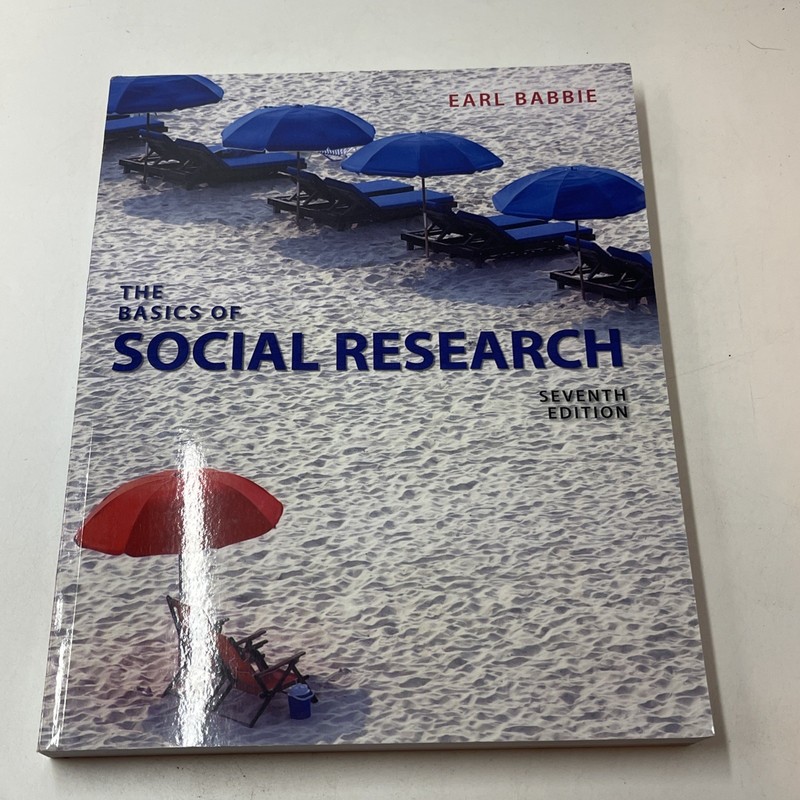 The Basics of Social Research – Paperback, by Babbie Earl – Like New Dinged