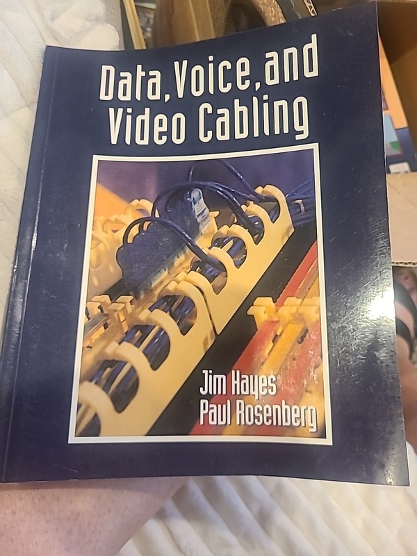 Data, Voice, and Video Cable Installation by Paul Rosenberg and Jim Hayes (1999,