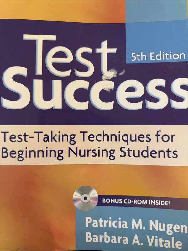 Test Success : Test Taking Techniques for Beg Nursing Students by Vitale/Nugent