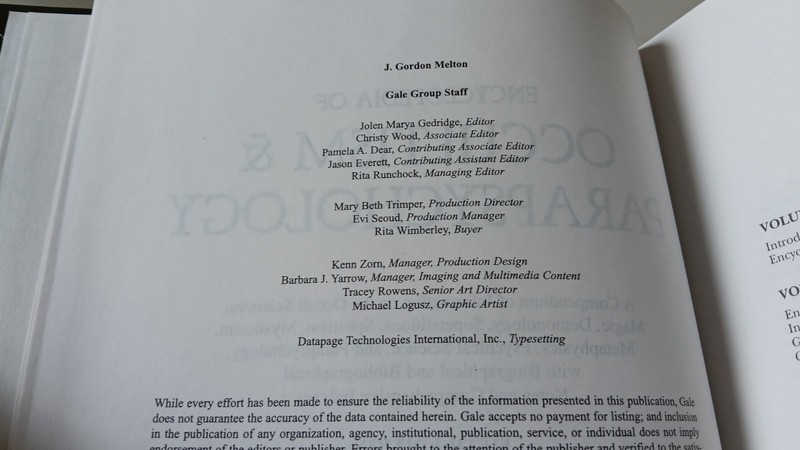 Encyclopedia of Occultism and Parapsychology: 2-Volume Set (2001) 5th Edition gallery