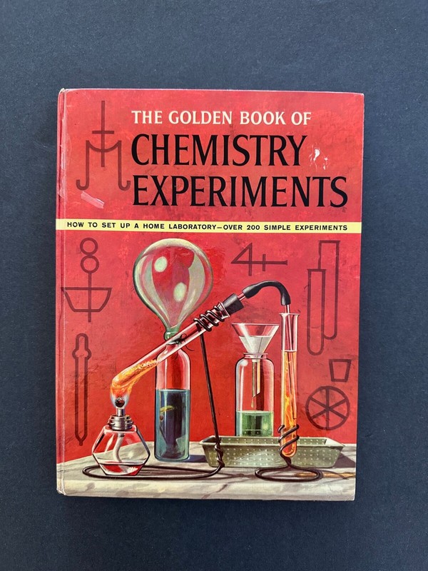 Golden Book of Chemistry Experiments. Vintage, Revised 1st Edition 1963.