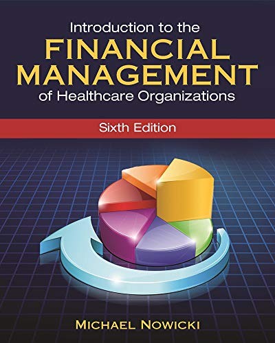 INTRODUCTION TO THE FINANCIAL MANAGEMENT OF HEALTHCARE By Michael Nowicki *Mint*