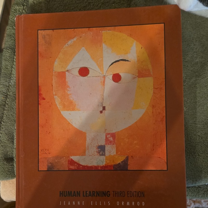 Human Learning Third Edition by Jeanne Ellis Ormrod Educational Psychology