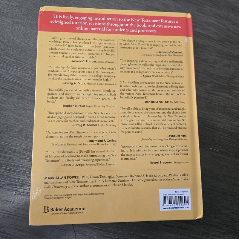 Baker Academic Introducing the New Testament 2nd Ed Hardcover Mark Powell gallery