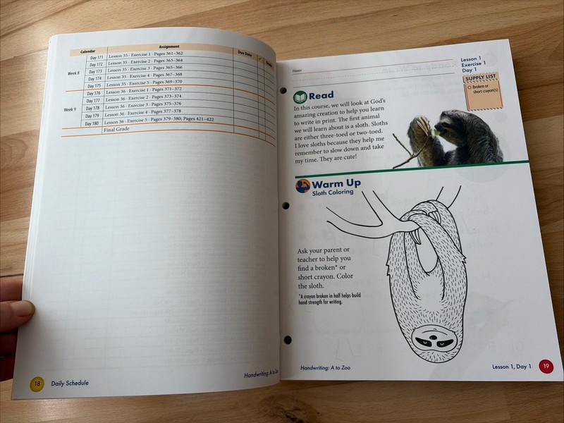 New Handwriting: A to Zoo Master Books Homeschool Curriculum Grades 1 and 2 gallery