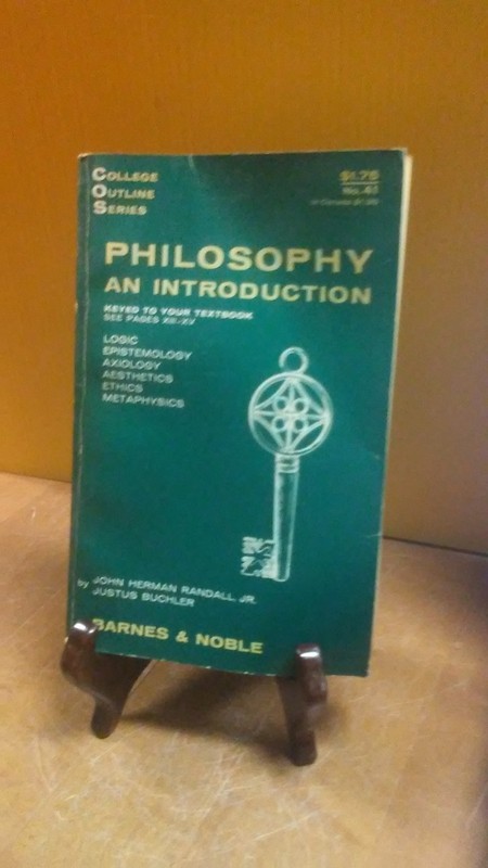 Philosophy An introduction College Outline series (B-113)