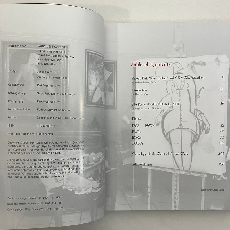 Linda Le Kinff Graphic Work Artist Biography HCDJ 2008 Park West Gallery VGC gallery