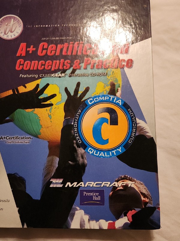 A+ Certification Concepts and Practices Textbook Hardcover w/ Disc Prentice Hall gallery