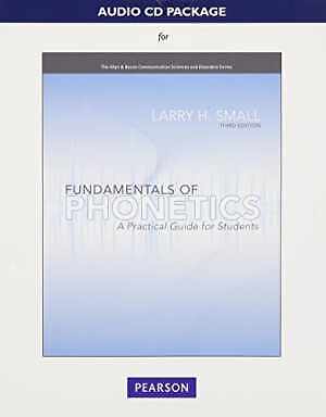 Audio CD for Fundamentals of Phonetics: A - CD-ROM, by Small Larry H. - Good