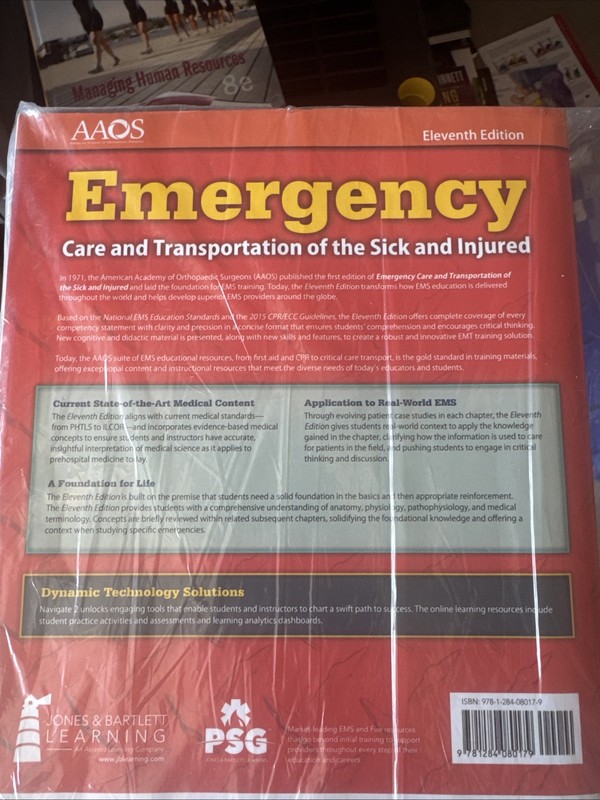Emergency Care and Transportation of the Sick and Injured with access code gallery