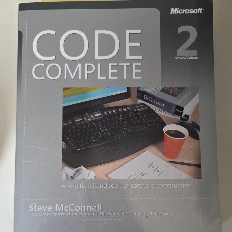 Microsoft Press Code Complete 2nd Edition Paperback Steve McConnell Software