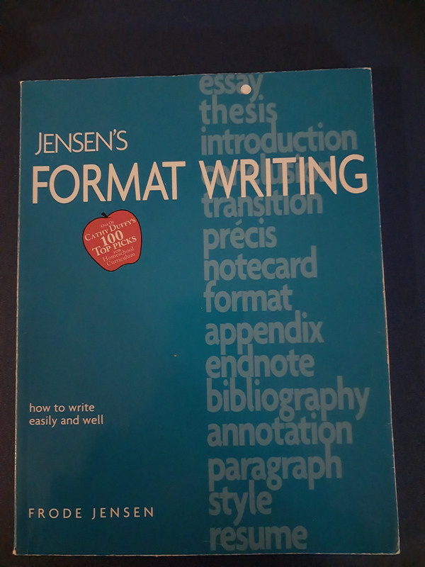 Jensen’s Format Writing 2013 Student