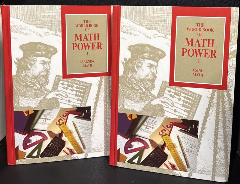 The World Book of Math Power Volumes 1 & 2 Grades 5-12/Adult Refresh Homeschool