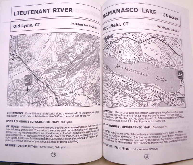 Paddler's Guide to Boating in Connecticut, Cartoppers Guide- 41 Spots, PB, LN gallery