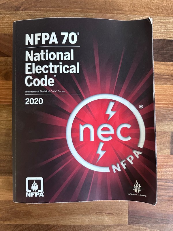 2020 NEC NFPA 70 National Electrical Code
