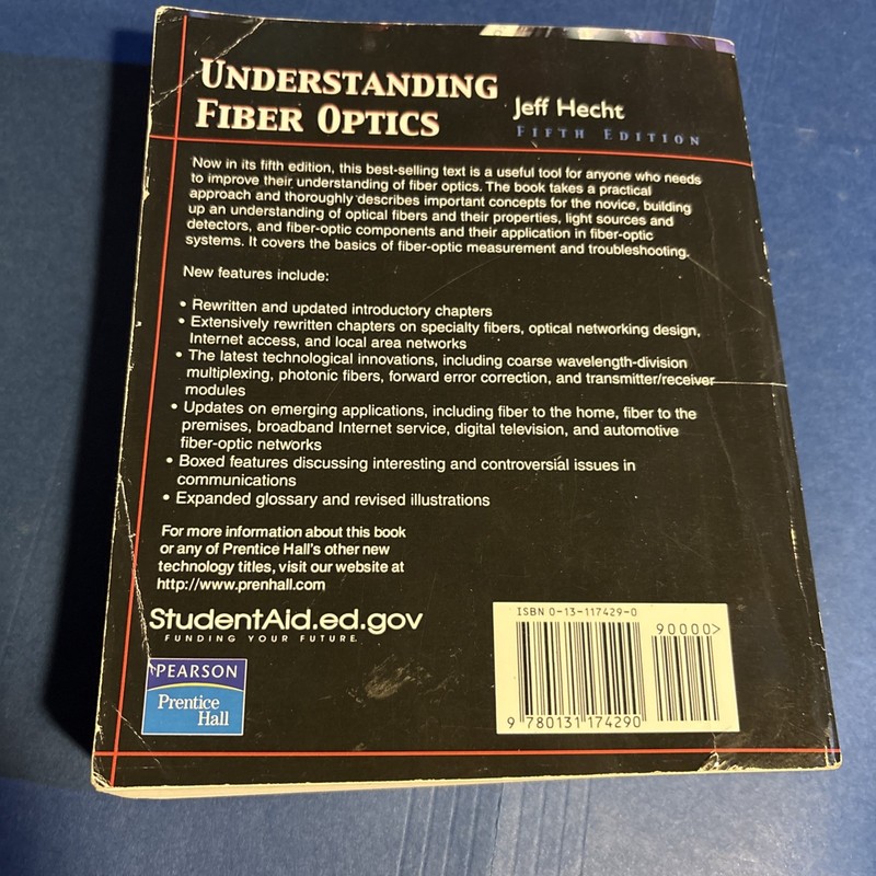 Understanding Fiber Optics Hardcover Jeff Hecht gallery