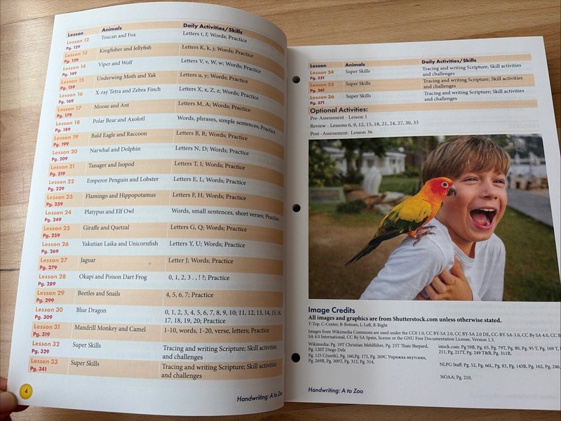New Handwriting: A to Zoo Master Books Homeschool Curriculum Grades 1 and 2 gallery