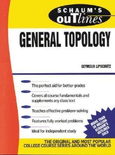 Schaum's Outline of General Topolog- paperback, Seymour Lipschutz, 9780070379886
