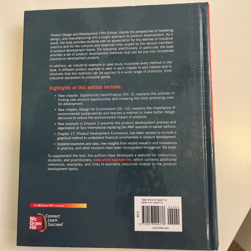 Product Design and Development (Fifth Edition) gallery