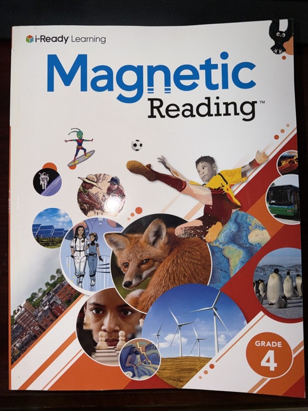 I Ready Learning Magnetic Reading Grade 4 Workbook Paperback Ships Fast NEW