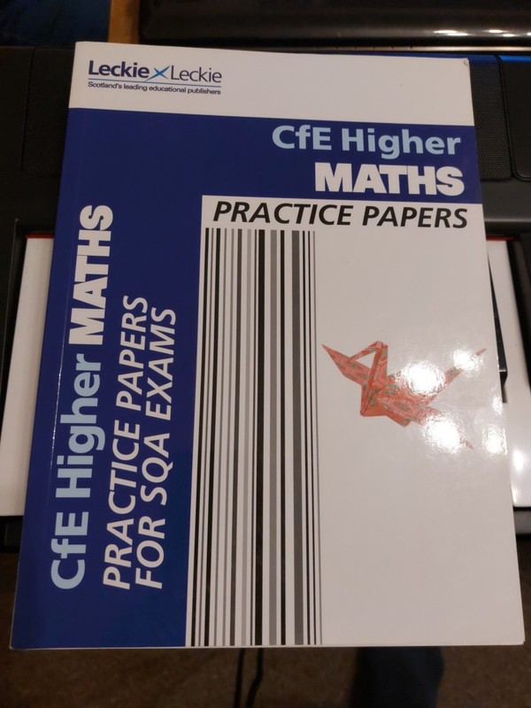Practice Papers for SQA Exam Revision – Higher Maths Practice Papers