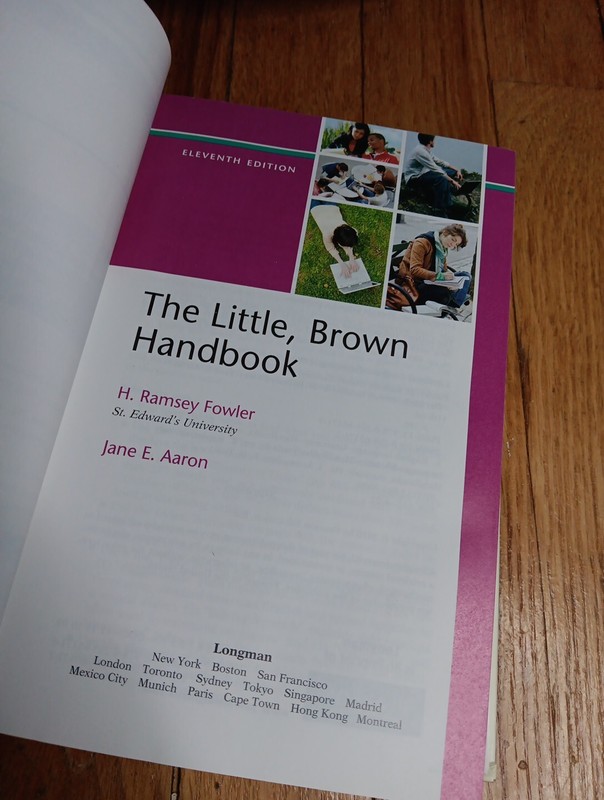 The Little, Brown Handbook 11th Edition (Hardcover Book) gallery