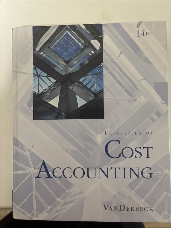 Cost Accounting by Edward J. Vanderbeck (2007, Hardcover)