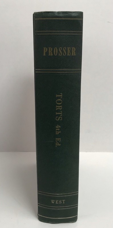 The Law of Torts Hornbook by William Prosser 4th Edition West Publishing Co. gallery