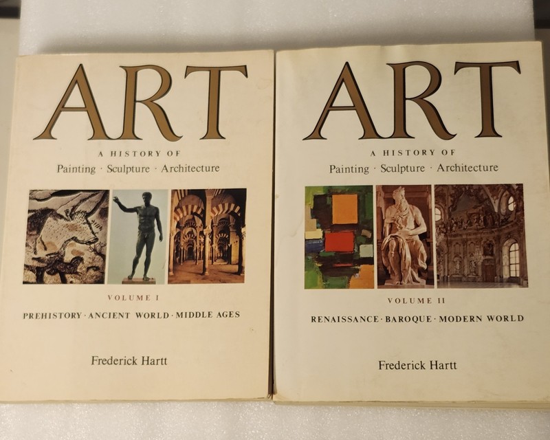 Frederick Hartt Art History 2-Volume Set 1976 Harry Abrams First Edition HC/DJ
