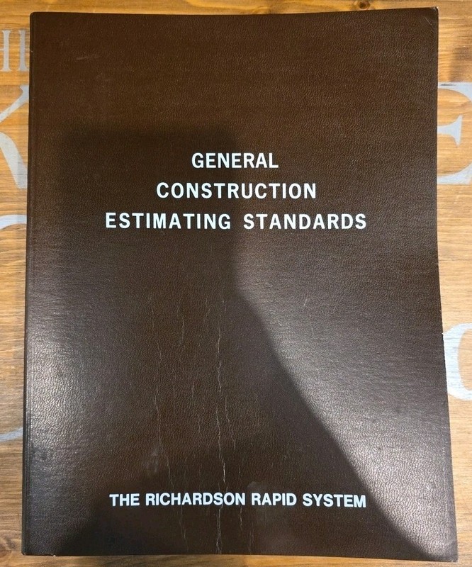 General Construction Estimating Standards «The Richardson Rapid System» 1976