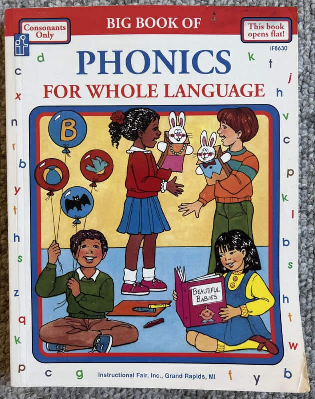 Big Book of Phonics for Whole Language: Consonants Only Instructional Fair