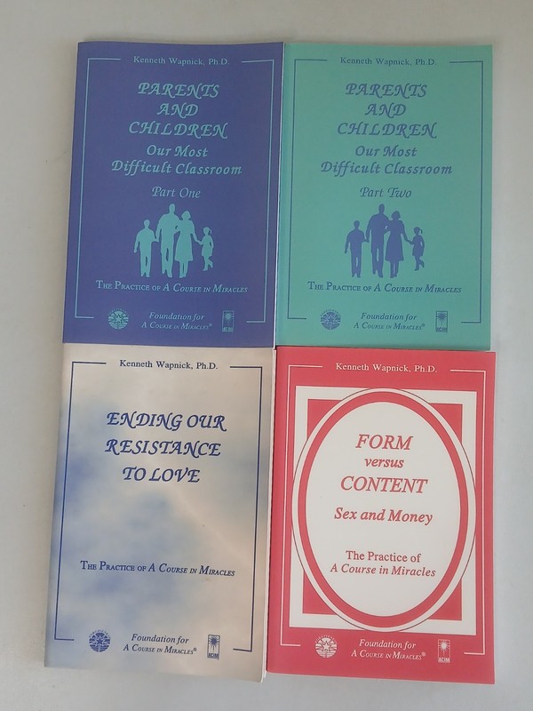 Kenneth Wapnick THE PRACTICE OF A COURSE IN MIRACLES Series Book Lot of 4 Used