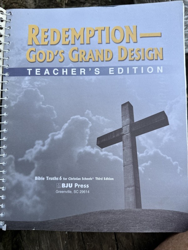 BJU Press Teachers edition Bible Truths For Christian Schools Redemption gallery