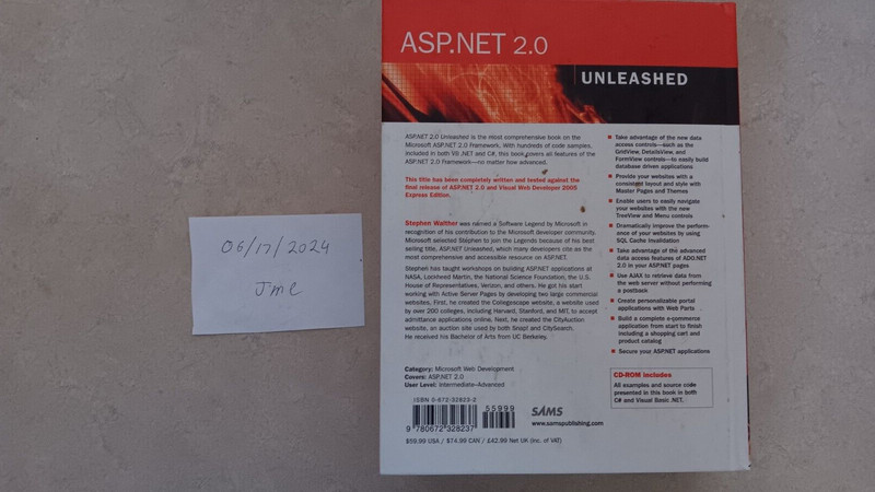 Unleashed Ser.: ASP. Net 2. 0 Unleashed by Stephen Walther (2006, CD-ROM /... gallery