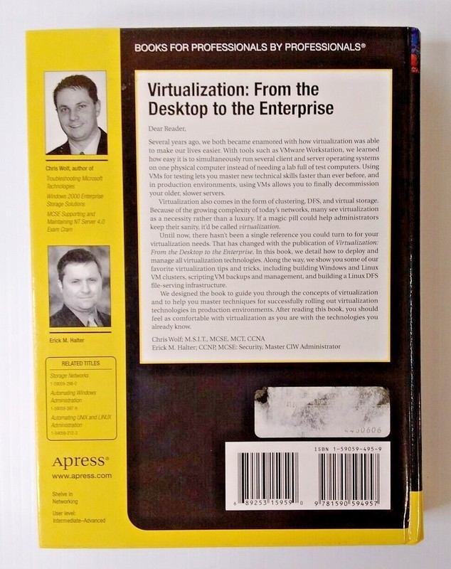 The Expert's Voice in Networking Ser.: Virtualization : From the Desktop to... gallery